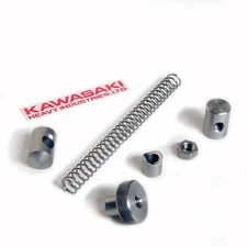 Kawasaki Rear Brake Pedal Rod Hardware Adjuster Screw Kit collar spring z1 kz900