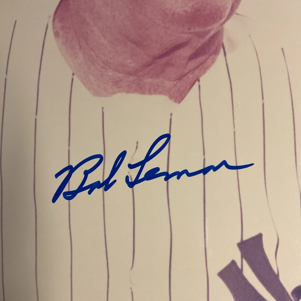 BOB LEMON AUTOGRAPHED AUTHENTIC Signed MLB YANKEES Photo From KSK - Image 2 of 3
