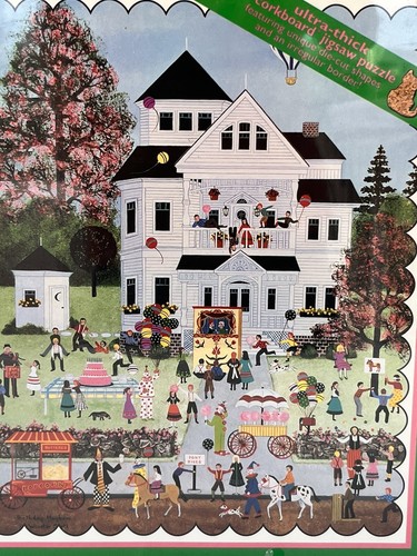 2 New Jane Wooster Scott Corkboard Puzzles Birthday Mayhem & Going Brass Ring - Picture 3 of 7