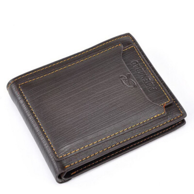 Mens Short Wallet Folding Multi-Card Holder Minimalist Bifold Slim Clutch Purse