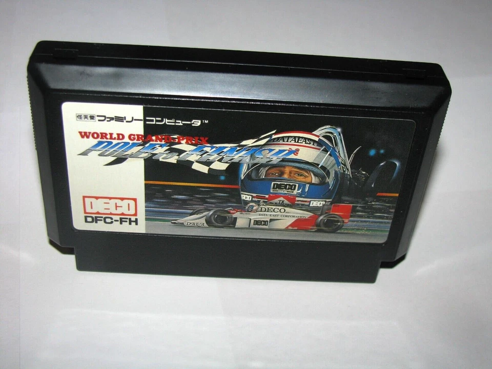 World Grand Prix Pole to Finish Famicom NES Japan import +box manual US Seller - Image 3 of 4