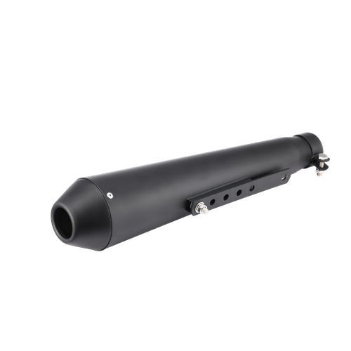 Universal Motorcycle Exhaust Megaphone Removable Silencers for Cafe Racer Black. - Picture 2 of 12