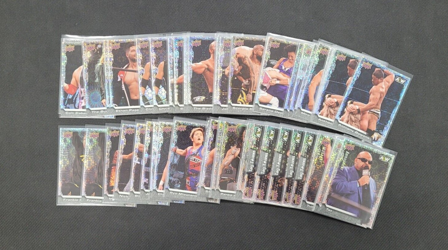 2022 Upper Deck AEW All Elite Wrestling Pyro Parallel #1-100 Pick Your Card