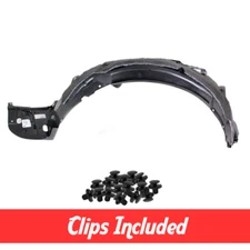 Front Left Side Fender Liner w/ Clips For 2016-2017 Honda Accord Sedan HO1248157