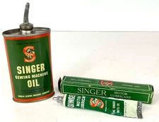 Vintage Singer Sewing Machine Motor Oil And Motor Lubricant