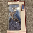 New icover galaxy note 9 soft phone case Blue marble