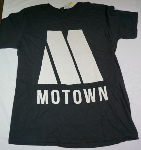 Medium Detroit Music Logo Black T-Shirt 