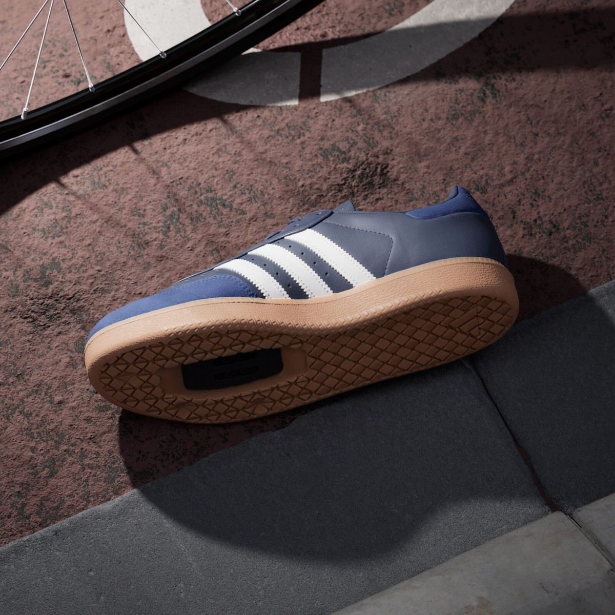 Size 11.5 - Adidas Velosamba Leather Legend Ink Gum for sale