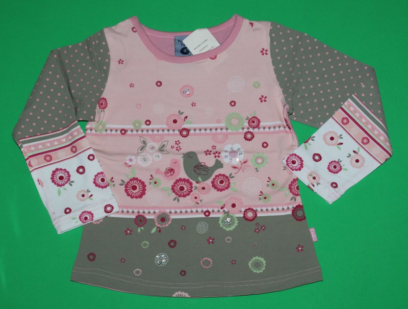 4 NWT Pumpkin Patch TOWN AND COUNTRY Pink Flower Stretchy SHIRT Top Girls 