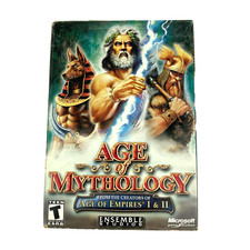 Age of Mythology CD-Rom PC Windows 98 Box Set Manual Product Key