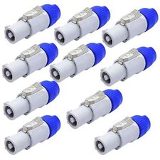 10 Pcs NAC3FCB Powercon Cable Connector Power adapter Replacement for Neutrik US