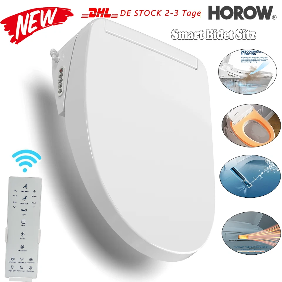 Intelligenter Smart Bidet Toilettensitz wc dusche bidet beheizter Sitz toilette