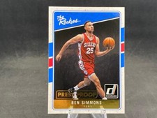 2016-17 PANINI DONRUSS BASKETBALL BEN SIMMONS THE ROOKIES NETS