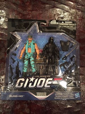 GI JOE 50TH ANNIVERSARY MARINE DEVASTATION PACK GUNG- HO SHADOW GUARD