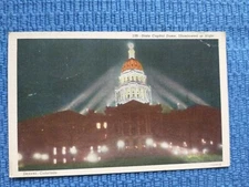 Denver, CO, Colorado, State Capitol Dome, PC Postcard