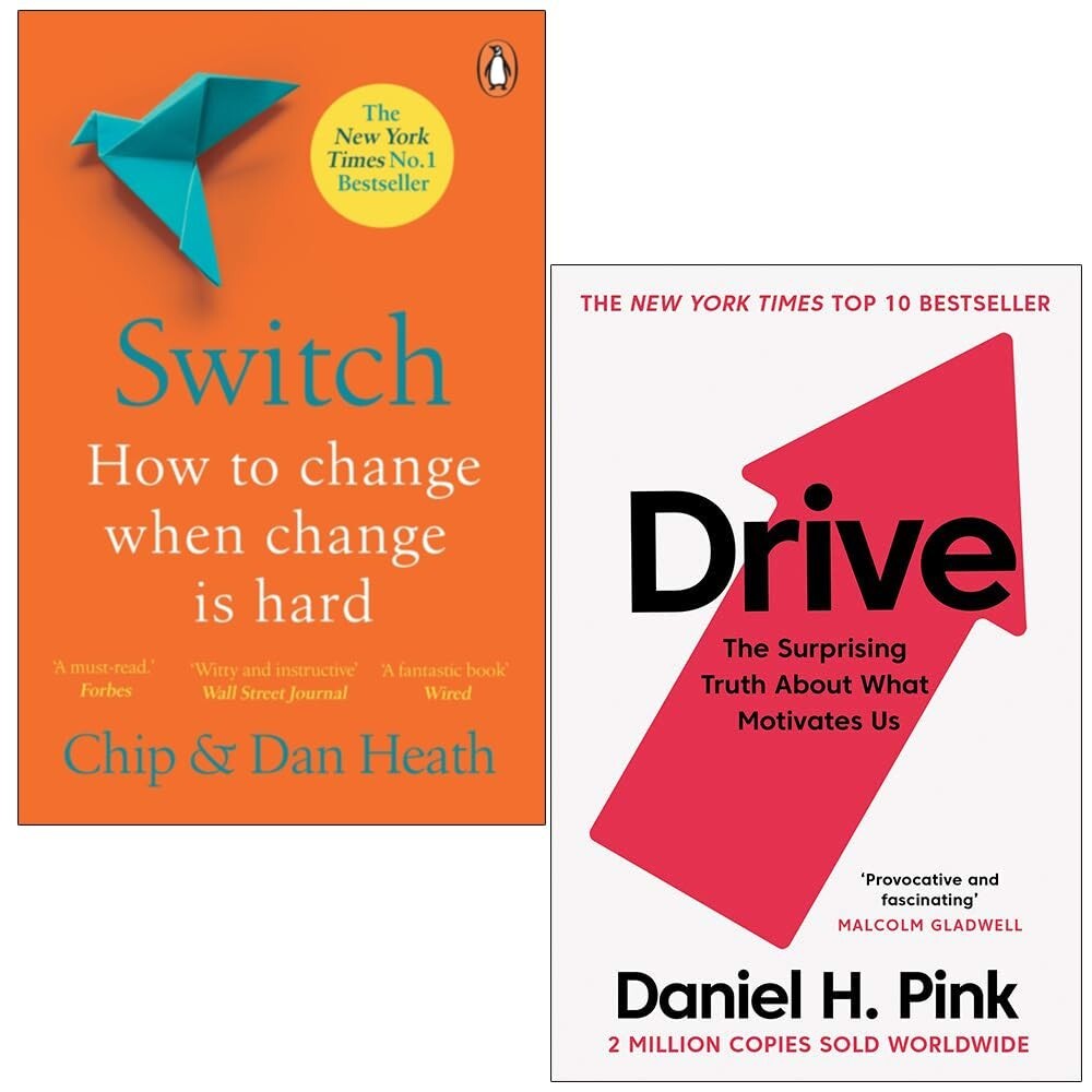 Switch How to change things, Drive The Surprising Truth 2 Books Collection Set