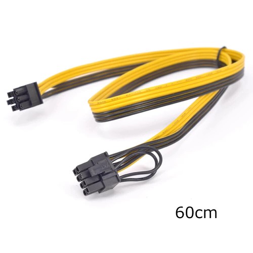 6 pin to 8 pin (6+2) PCIE Power Cable Mining Breakout Board GPU ASIC 50 60 70cm - Picture 9 of 16
