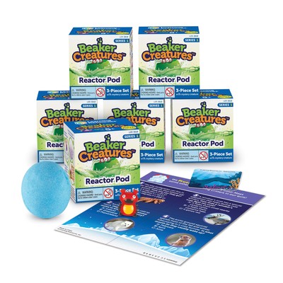 Learning Resources Beaker Creatures Reactor Pods,6 Pack, Ages 5+,Series 1, ST
