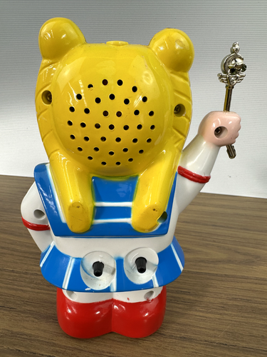 Rare Vintage Anime Sailor Moon / Venus Talking Alarm Clock w/ Scepter - Works! - Bild 5 von 7