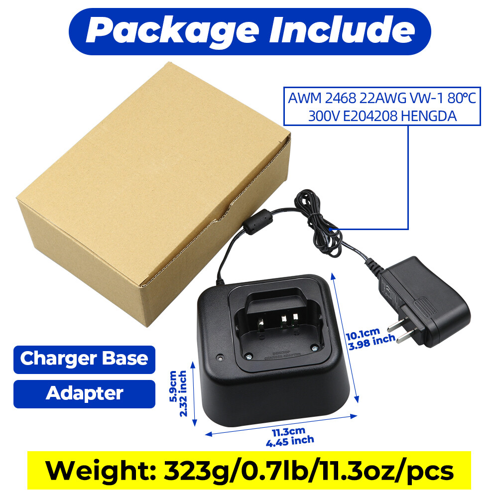 Icom BC119NS Fast Battery Charger for F70/F80/F9011/F9021