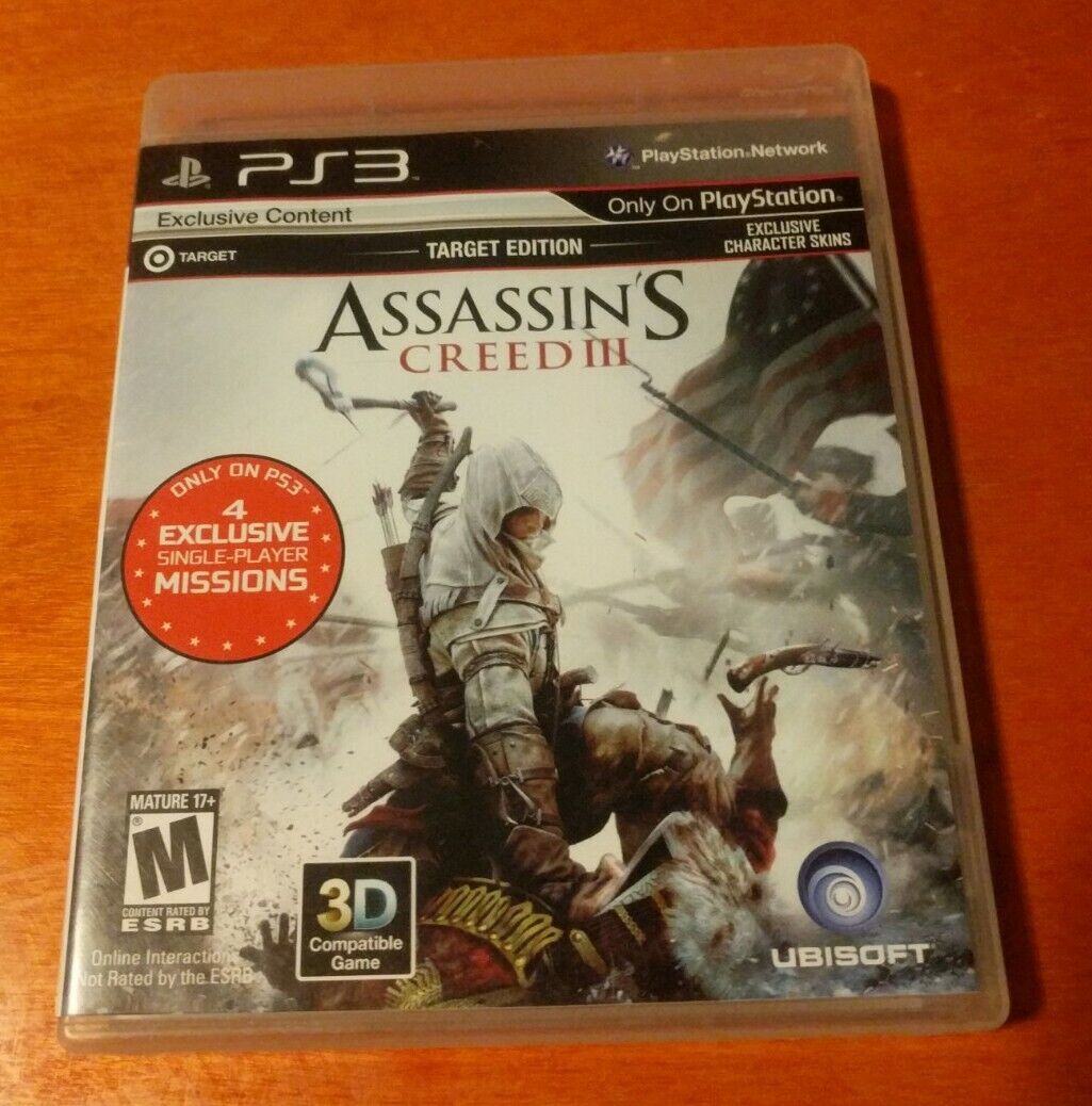 Jogo PS3 Assassins Creed III - Ubisoft