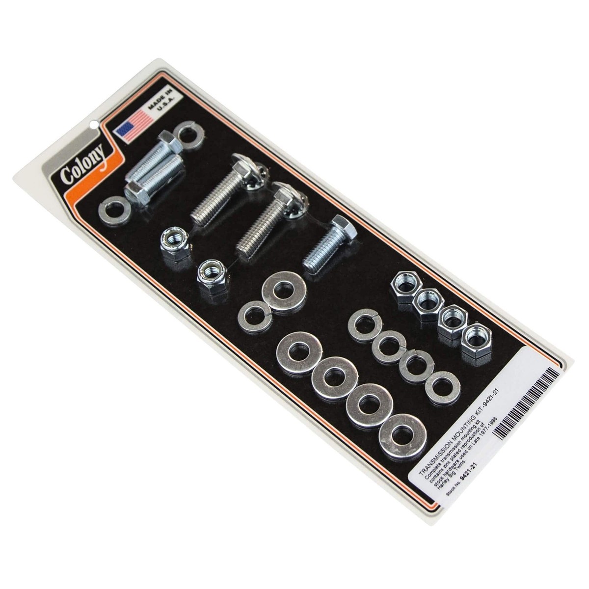 9421-21 Transmission Mounting Kit Late 1977-1986 Harley Big Twin