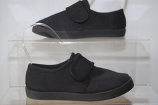 Walkright Boys Black Canvas Shoes Uk Size 13