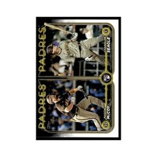 Chandler Seagle   Mason McCoy Rookie 2024 Topps Update #US227 Padres NM