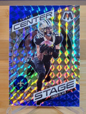 2023 Panini Mosaic Football #CS-CO Chris Olave Blue Center Stage Mosaic #13/99