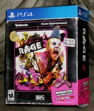 Rage 2 with Wingstick (Playstation 4) Gamestop Exclusive - New & Sealed