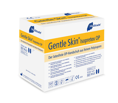 Meditrade Gentle Skin Isopretex OP-Handschuhe Polyisopren 50 Paar Gr. 5,5 - 9