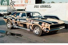 4 x 6" Color Photo Of Mr.Bardahl  At Detroit Dragway®  Made from Original