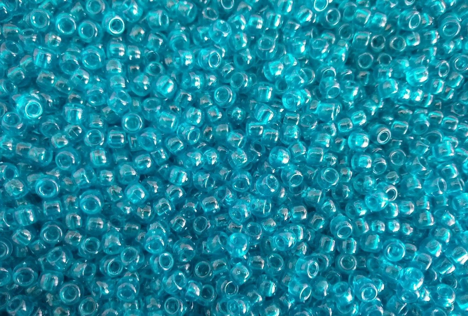 Turquoise Plastic Pony Beads 9mm Barrel Shape Loose Bulk 50 to 1000 Count  