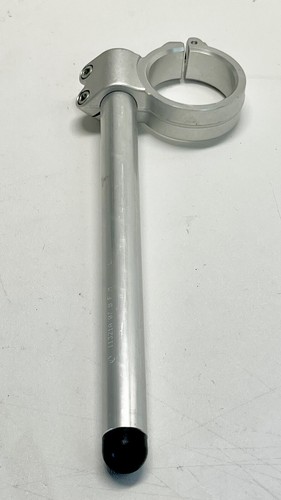 New Genuine Ducati 750SS 800SS 900SS LH Clip On Handlebar Silver 36020221A - Picture 2 of 6