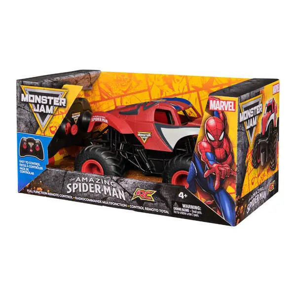MJC Monster Jam Spider Man 1:24 | Deutsch (2025) | Karton | 77454 | Spin Master-image