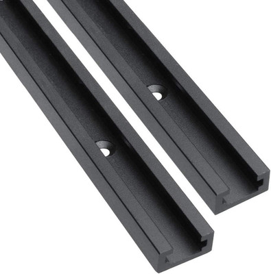 Aluminum 36'' T-Track for Woodworking  Double Cut Profile Universal with Predrill