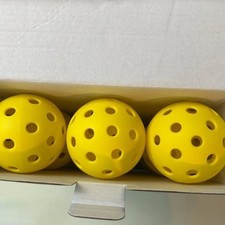 YOOWIND 12 Pack Outdoor Pickleball Balls - USA Pickleball Approved - Yellow TPE