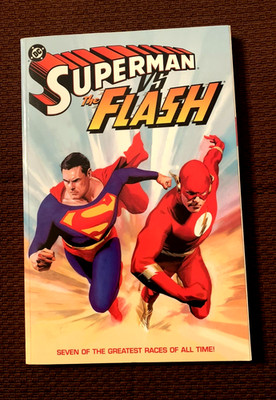 SUPERMAN VS. THE FLASH  TPB VF ALEX ROSS COVER   7 CLASSIC RACES