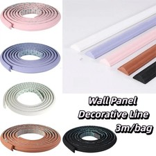 DIY Self Adhesive Sticker Wall Trim Line Skirting Border Home Decoration Strip