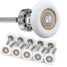 Terpheety Nylon Garage Door Rollers 10 Pack - 2" Quiet Garage Door Wheels Rep...