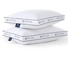 Goose Feather and Down Bed Pillows for Side and Back Queen Pack of 2 