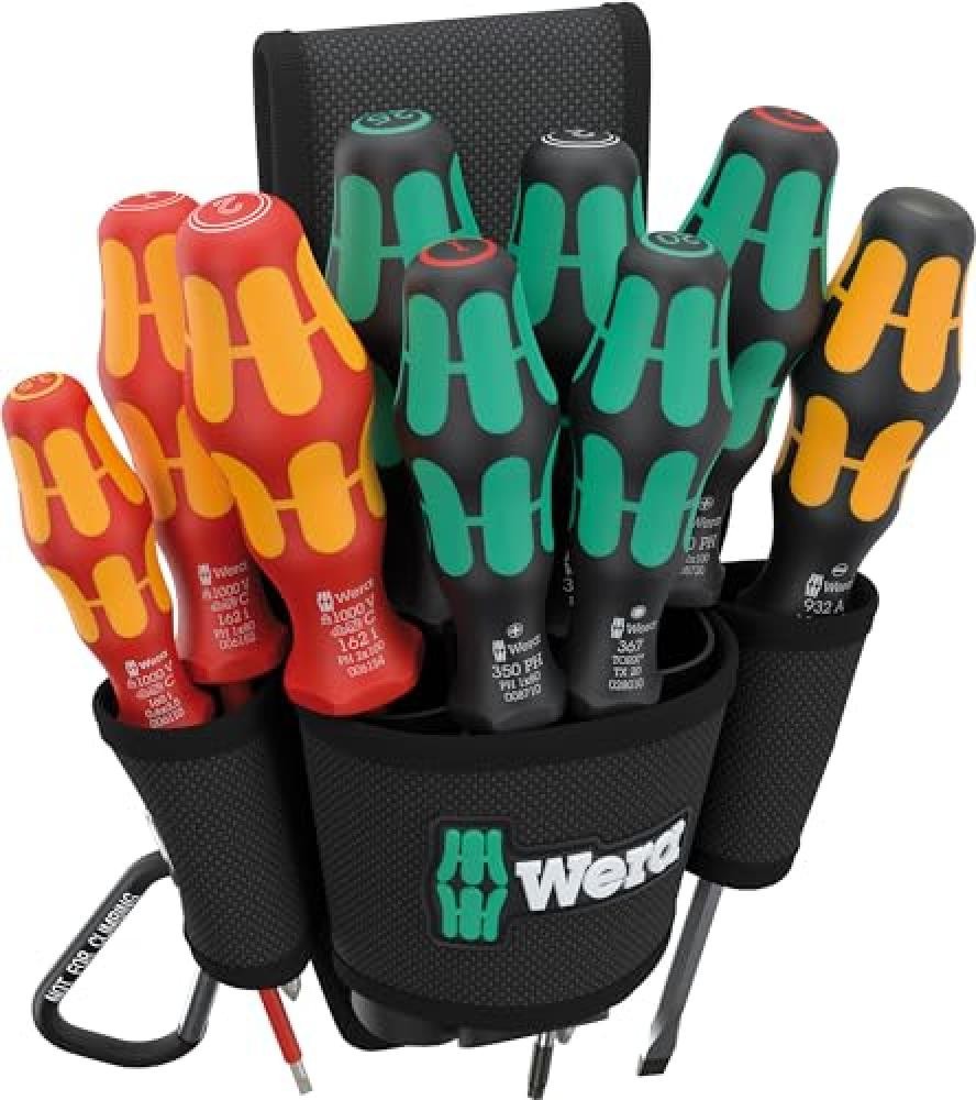 Wera 9620 05136032001 Kit 10 Cacciaviti Professionali - NUOVO Originale