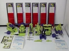 1985 Hasbro Transformers G1 Constructicons Devastator Complete Cards Vintage