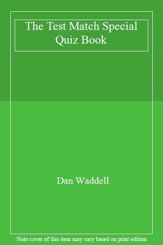 The Test Match Special Quiz Book,Dan Waddell