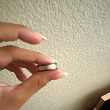 James Allen Men s Rose Gold Titanium Wedding ...
