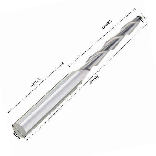 Fresa In Metallo Duro (carburo) 1 Pollice, Lunghezza 6, Punta Fine, Utensile CNC Nuovo Made In USA