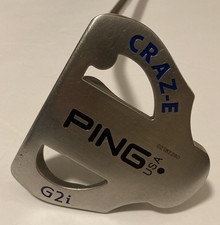 PING G2i Black Dot Craz-E Putter Double Bend Winn Jumbo Lite Grip 34.5" RH Read