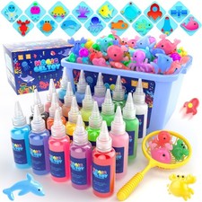 Joyfresh Magic Gel Water Pets Water Elf Toy Kit Squishy Maker with 20 Colors ...