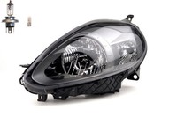 Scheinwerfer Passend FüR Fiat Punto 199 10/ 09- Links Fahrerseite + Leuchtmittel