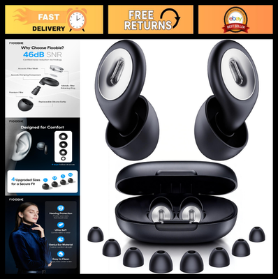 #ad Noise Cancelling Ear Plugs for Sleeping 46dB Comfortable Fit 360° Pressure B $73.99